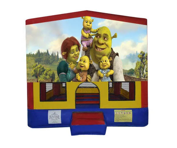 Shrek Small Square Jumping Castle