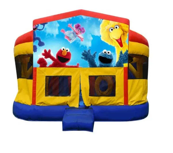 Sesame Street Super Drop Combo Jumping Castle