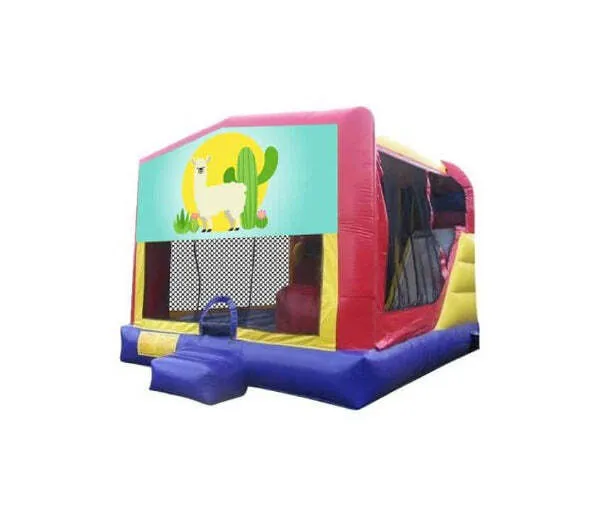 Llamas Extra Large Combo Jumping Castle