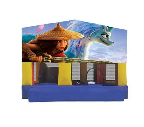 Raya and the Last Dragon Small Slide Jumping Castle