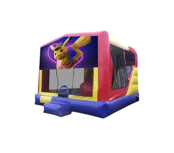 Detective Pikachu Extra Large Combo Jumping Castle
