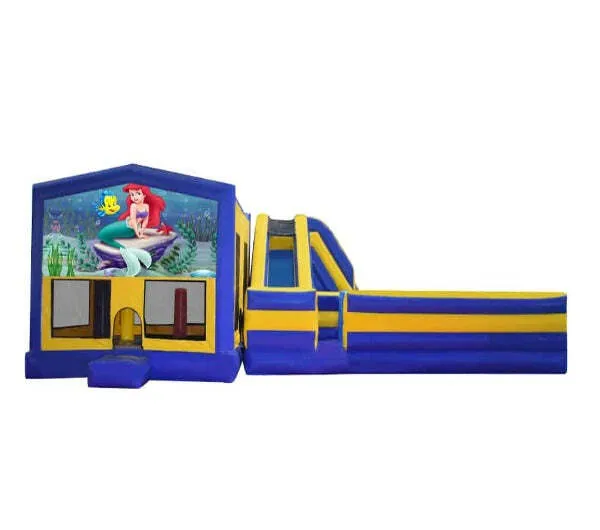 Little Mermaid Obstacle Mega Combo Jumping Castle
