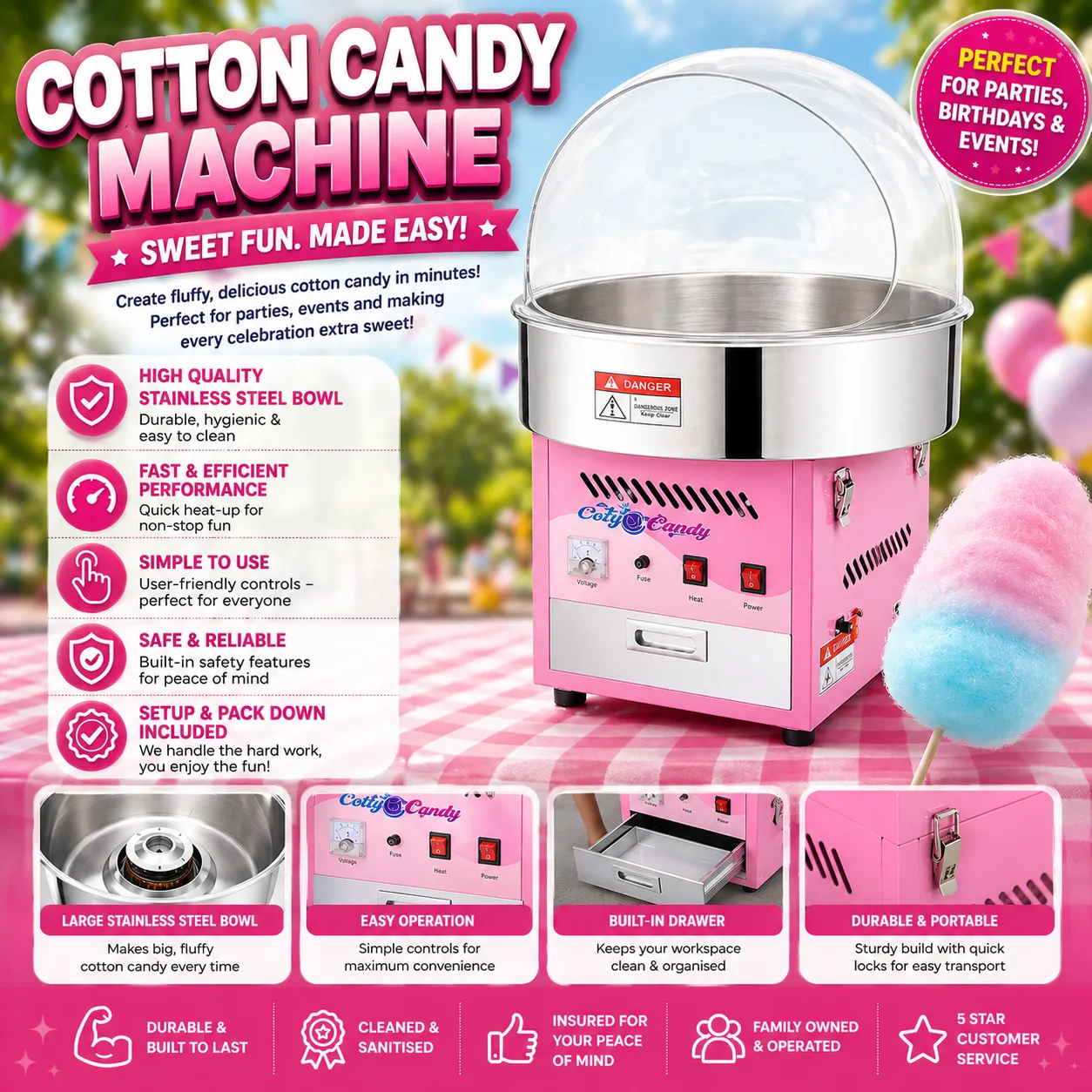 Fairy Floss Machine 