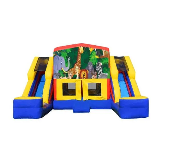 Jungle Double Mega Combo Jumping Castle