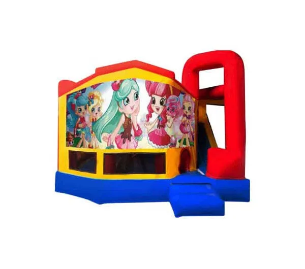 Shopkins Medium Internal Slide Jumping Castle