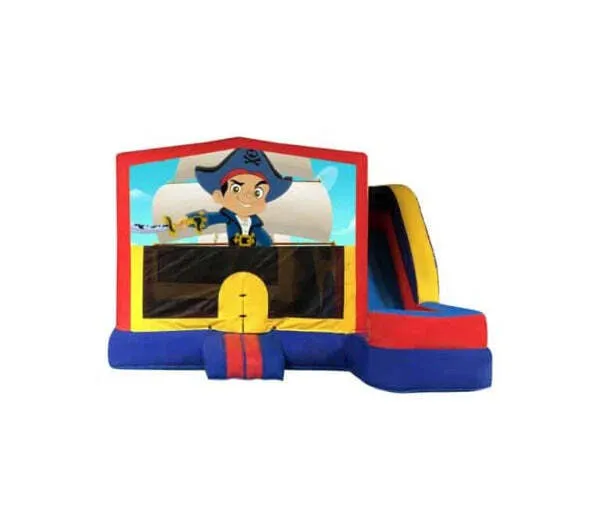 Jake and the Neverland Pirates Medium External Slide Jumping Castle