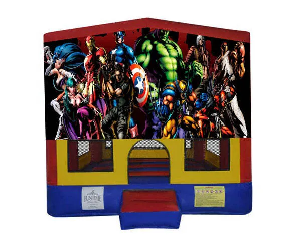Marvel Super Heroes Small Square Jumping Castle