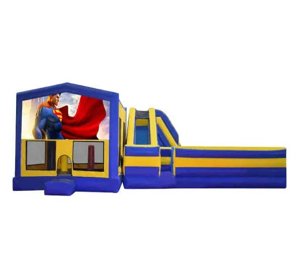 Superman Obstacle Mega Combo Jumping Castle