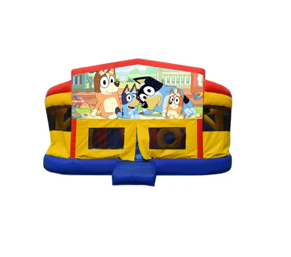 Bluey Double Super Drop Combo Jumping Castle
