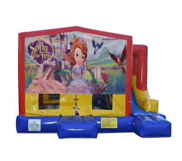 Sofia the First Small External Slide Jumping Castle