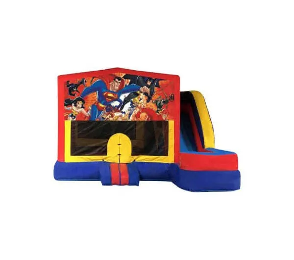 Justice League Medium External Slide Jumping Castle