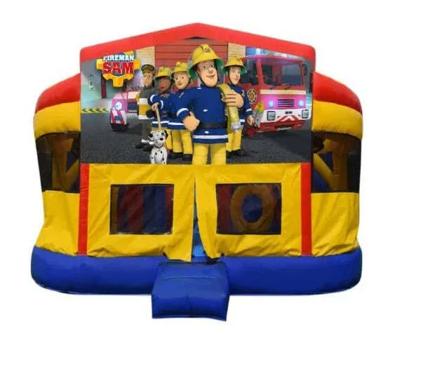 Fireman Sam Double Super Drop Combo Jumping Castle