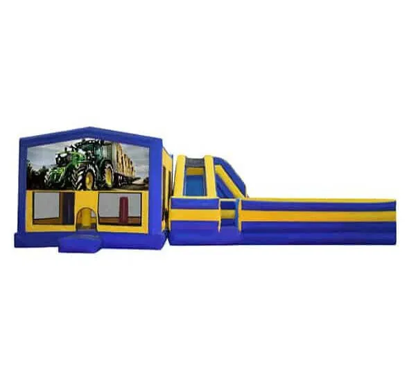 John Deere - Farming Obstacle Mega Combo Jumping Castle