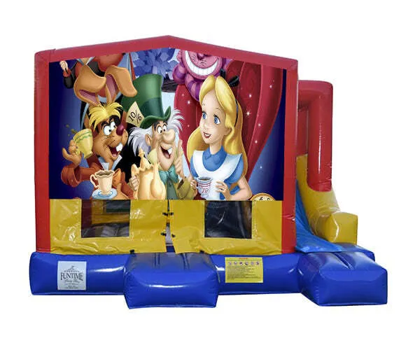 Alice in Wonderland #1 Small External Slide Jumping Castle