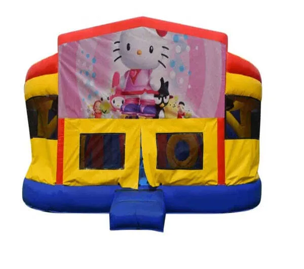 Hello Kitty Double Super Drop Combo Jumping Castle