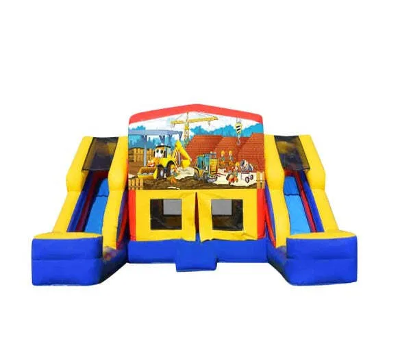 Construction Double Mega Combo Jumping Castle