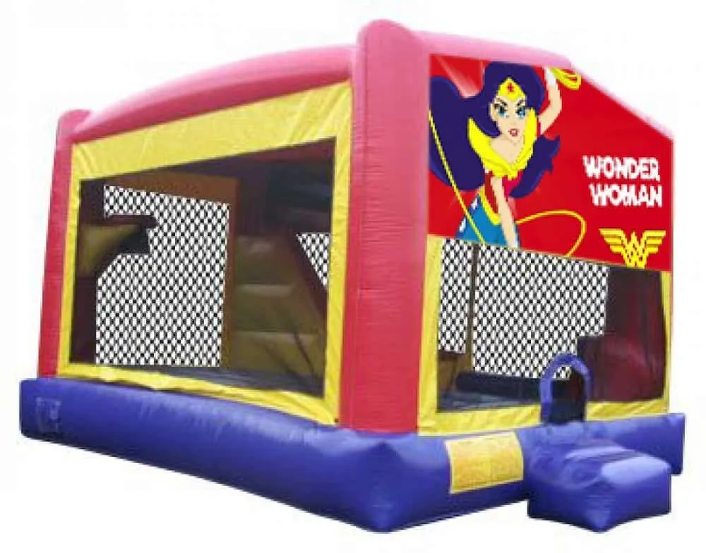 Wonder Woman Extra Large Combo Jumping Castle