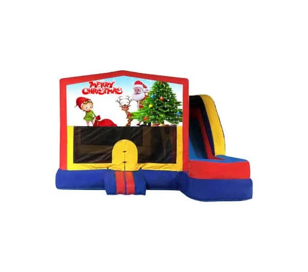 Christmas #9 Medium External Slide Jumping Castle