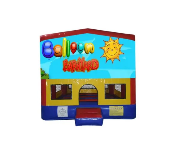 Balloon Barnyard Small Square Jumping Castle