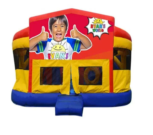 Ryan's World Double Super Drop Combo Jumping Castle