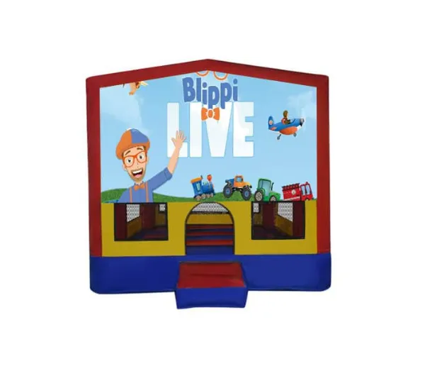 Blippi Small Square Jumping Castle