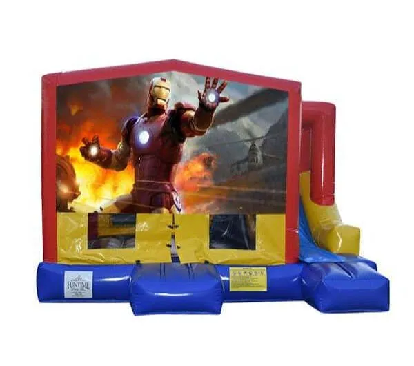 Iron Man Small External Slide Jumping Castle