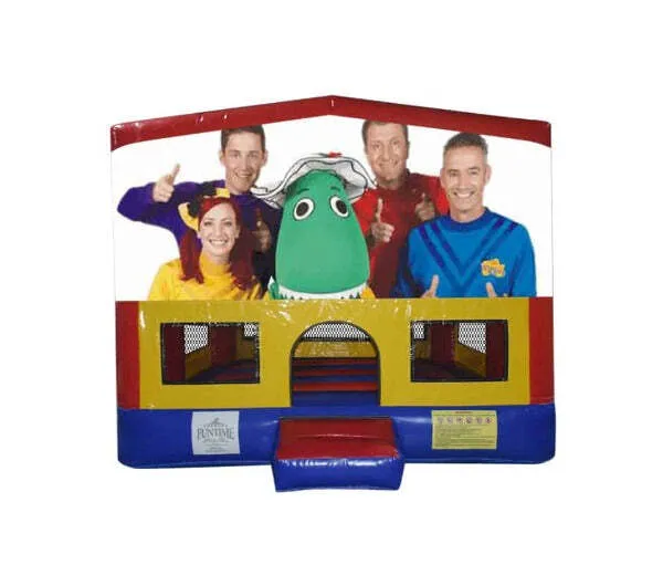 Wiggles Small Square Jumping Castle