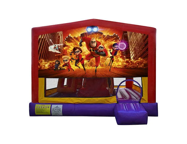 Incredibles Extra Large Obstacle Combo Jumping Castle