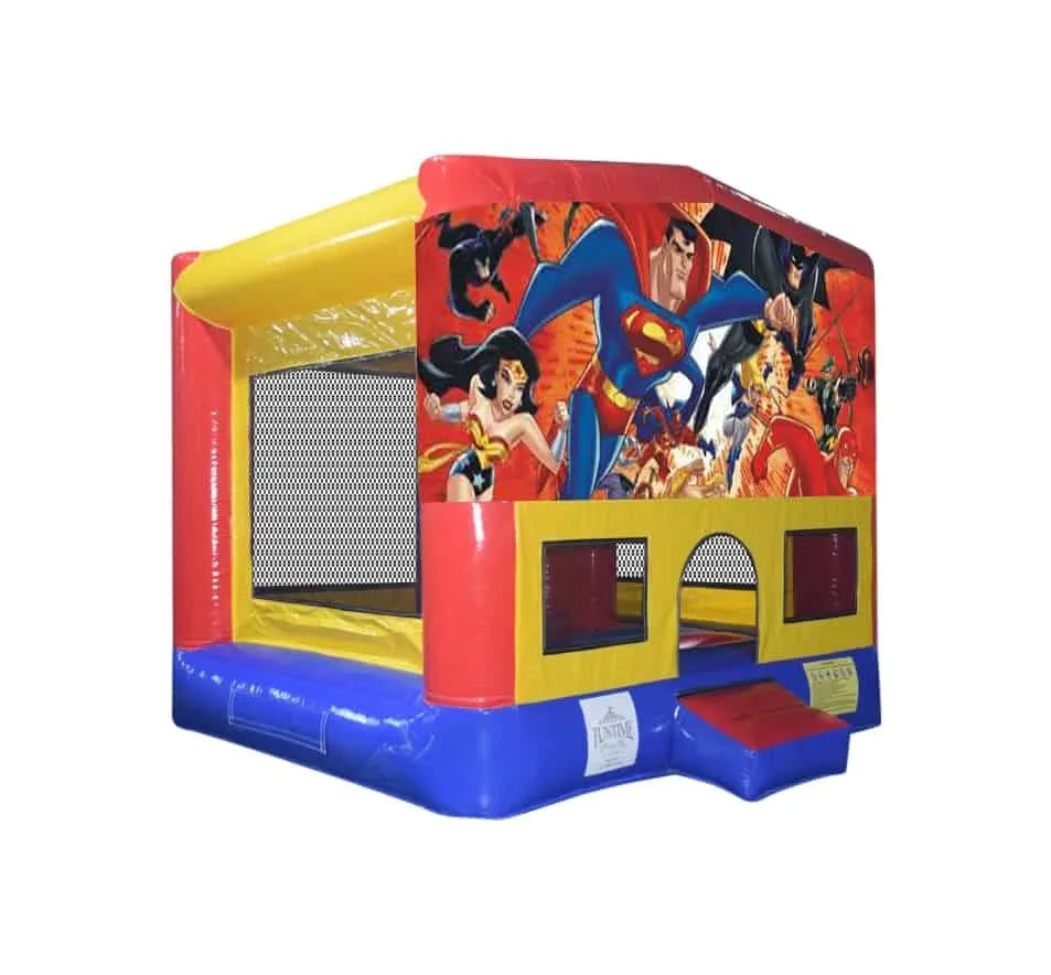Justice League Small Slide Jumping Castle
