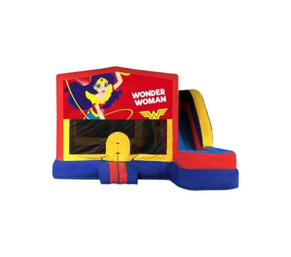 Wonder Woman Medium External Slide Jumping Castle
