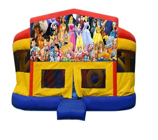 World of Disney Double Super Drop Combo Jumping Castle