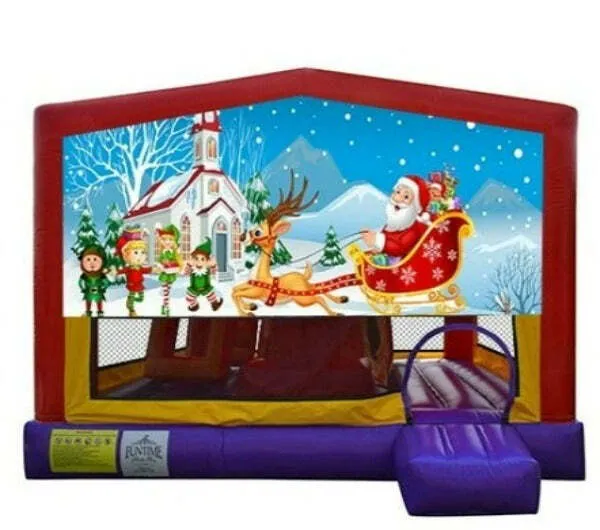 Christmas #4 Extra Large Obstacle Combo Jumping Castle