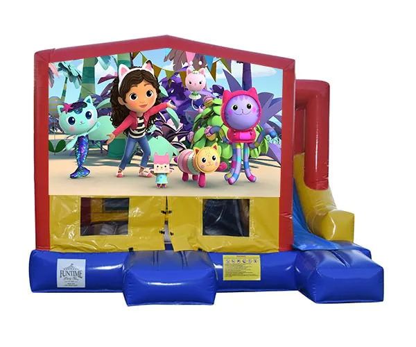 Gabby's Dollhouse Small External Slide Jumping Castle