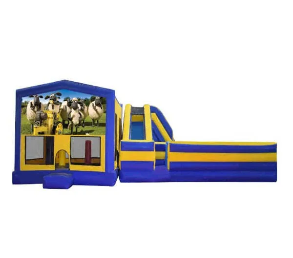 Shaun the Sheep Obstacle Mega Combo Jumping Castle