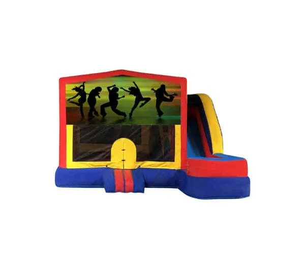 Disco Dance Medium External Slide Jumping Castle