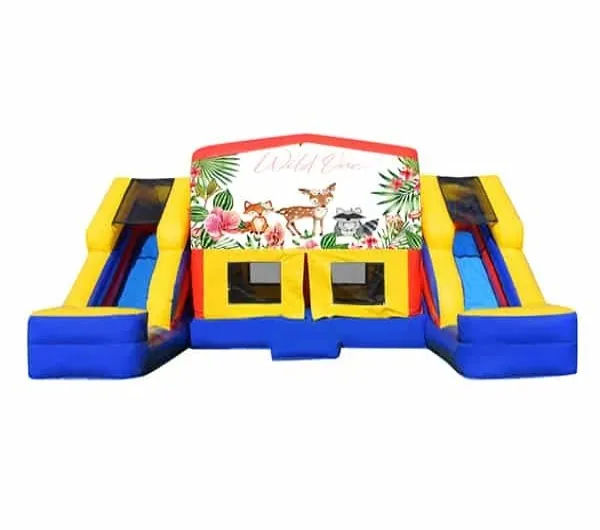 Forest - Wild One Double Mega Combo Jumping Castle