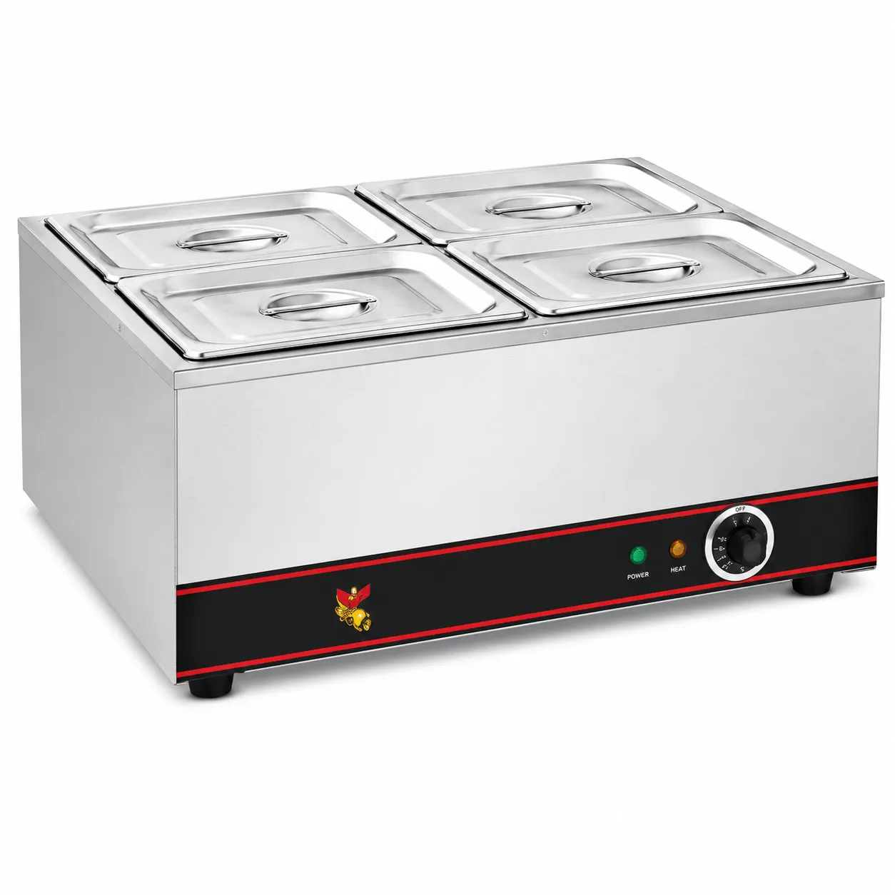 4 Pan Electric Bain Marie Food Warmer