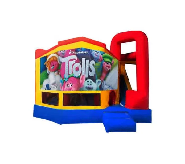 Trolls Medium Internal Slide Jumping Castle