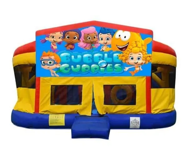 Bubble Guppies Double Super Drop Combo Jumping Castle