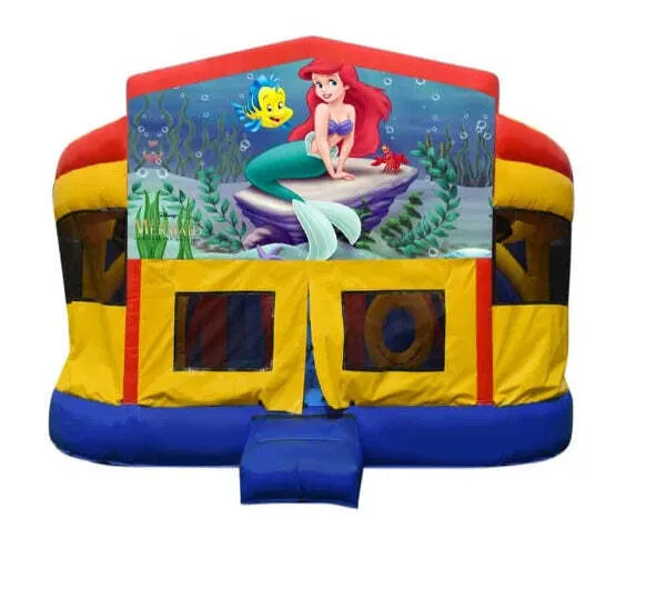 Little Mermaid Double Super Drop Combo Jumping Castle