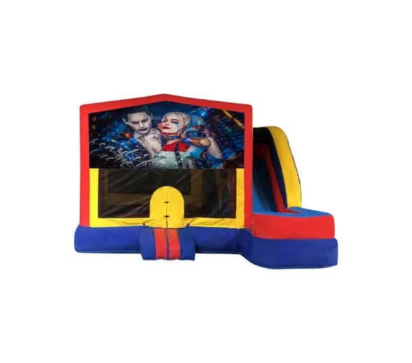 Harley Quinn Medium External Slide Jumping Castle
