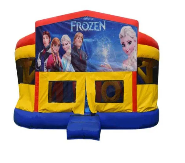 Frozen Double Super Drop Combo Jumping Castle