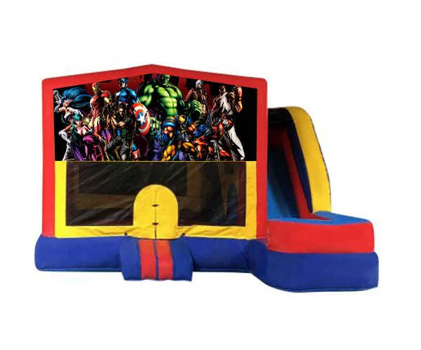 Marvel Super Heroes Medium External Slide Jumping Castle