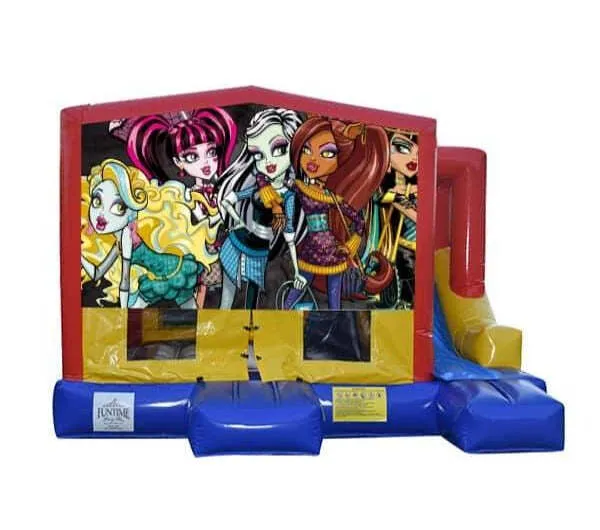 Monster High Small External Slide Jumping Castle