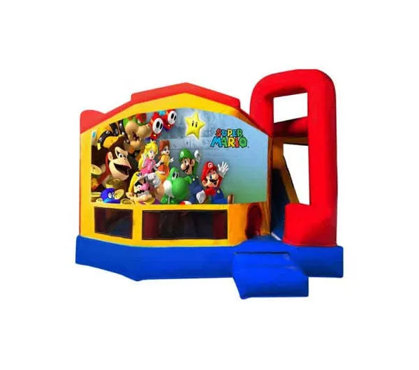 Super Mario Medium Internal Slide Jumping Castle