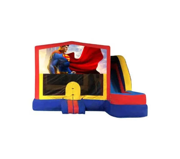 Superman Medium External Slide Jumping Castle