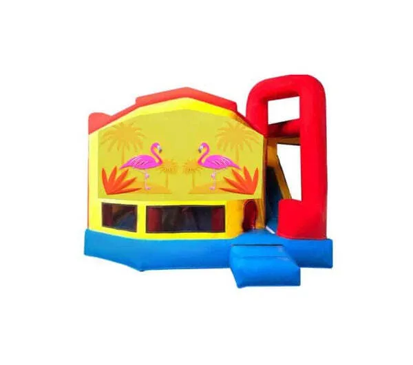 Flamingos Medium Internal Slide Jumping Castle