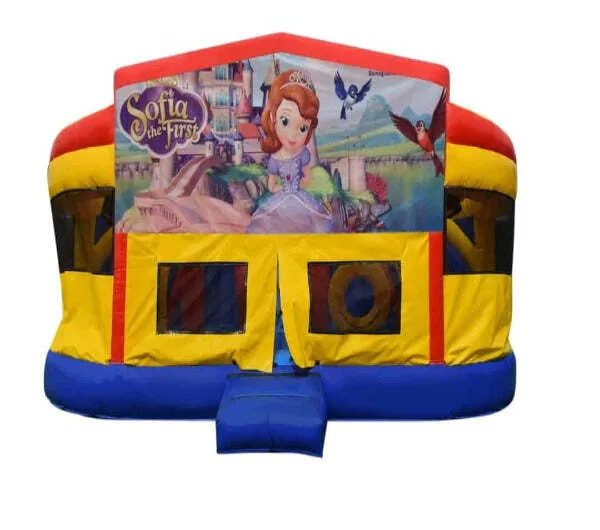 Sofia the First Double Super Drop Combo Jumping Castle