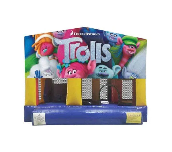 Trolls Small Slide Jumping Castle
