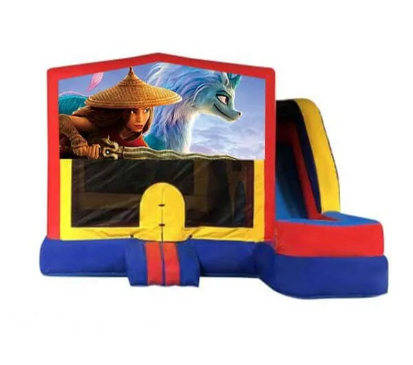 Raya And The Last Dragon Medium External Slide Jumping Castle